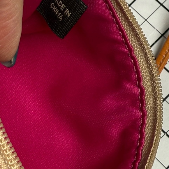 Coach Tan and Silver Poppy Clutch - Picture 4 of 5